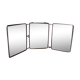 Old tryptic barber mirror