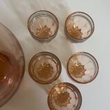 Service carafe et verre à liqueur
