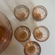 Service carafe and liqueur glass