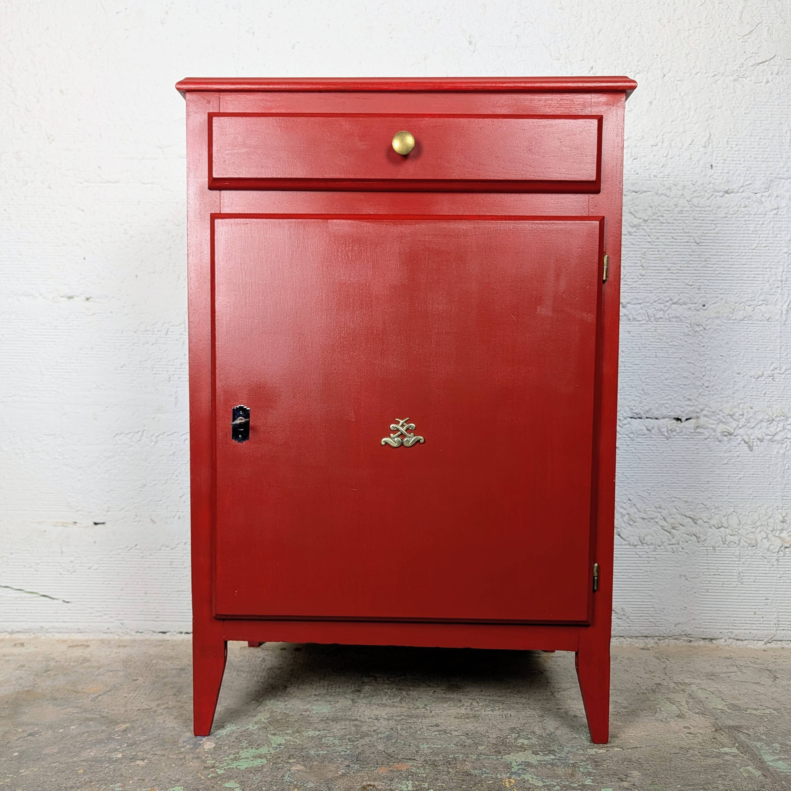 Small jam jar - royal red