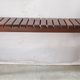 Bench in teak