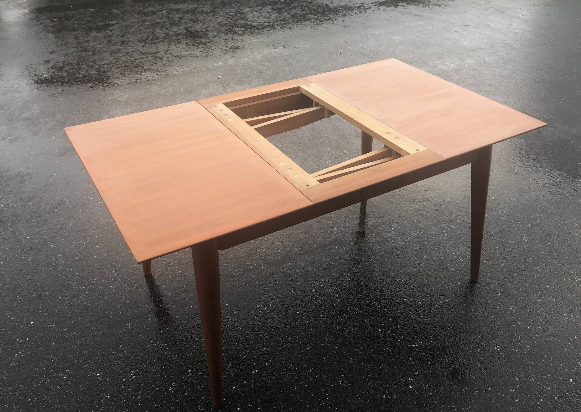 Gaston Poisson teak dining table