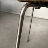 Dot Stool No. 3170 by Arne Jacobsen for Fritz Hansen in teak, 1965