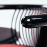 Lübke bentwood vis-a-vis chair in Japanese style by Herbert Ohl  1980s