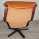 Fauteuil lounge vintage Göte Mobler 1960 pivotant et inclinable
