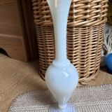 White opaline vase