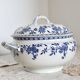Antique soup tureen - Rare Dresden porcelain