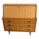 Secretary in Sycamore with Bronze Handles, French Work