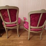 Pair of Louis XV amrchairs