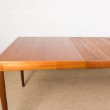 Danish Extendable Teak Dining Table by Henry Walter Klein for Bramin.
