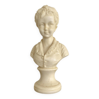 Cast alabaster bust