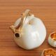 Service à digestif et tasses en porcelaine de Limoges Lucien Michelaud vintage