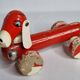 Set of three vintage pulling toys, 50s-60s