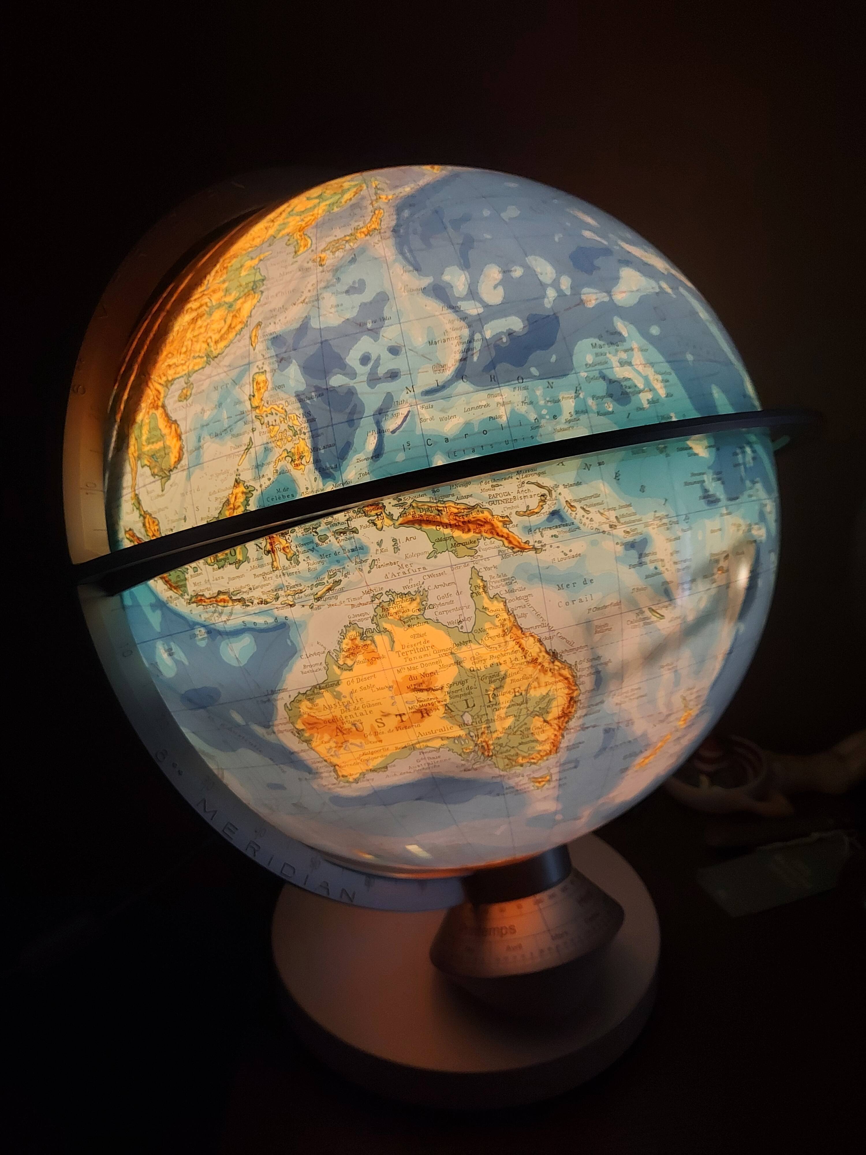 Luminous globe Columbus70'S , Columbus Verlag , Paul Oestergaard