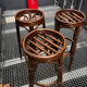 Vintage rattan bar