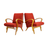1960s Frantisek Jirak Bentwood Lounge chairs, set of 2
