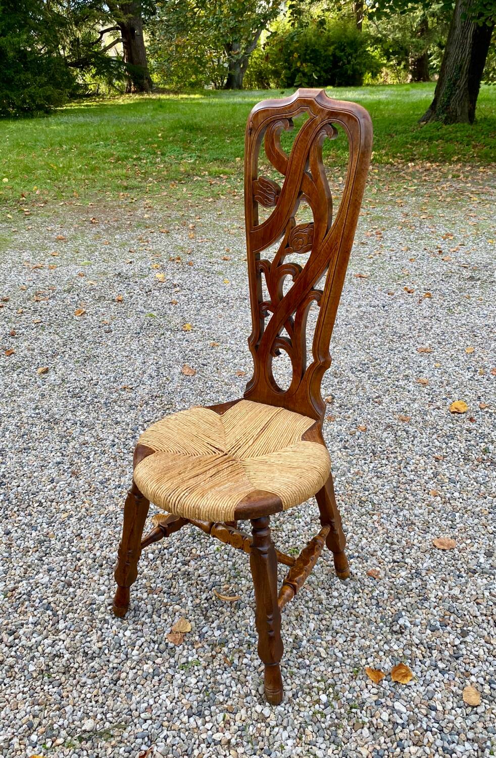 Art Nouveau nursing chair