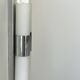 Vintage chrome and opaline metal wall light, Germany 1960