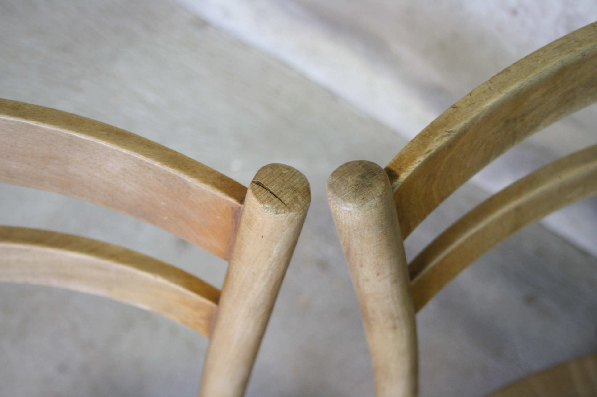 Three Luterma bistro chairs