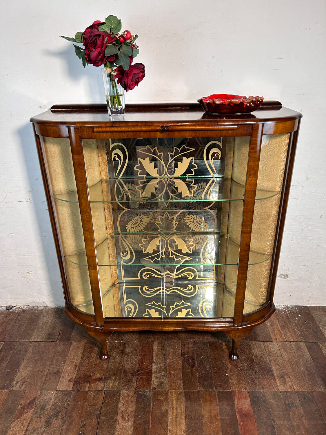 Art Deco Vintage Brocante Display Cabinet Cocktail Bar 1930