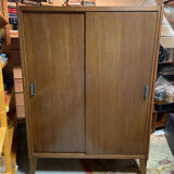 Vintage design sliding door wardrobe 50/60