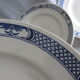 lot 6 old flat plates circa 1900 Faïence K-G Luneville Yvetot
