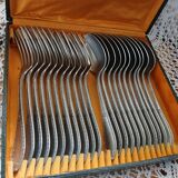 Antique cutlery set for 22 place settings