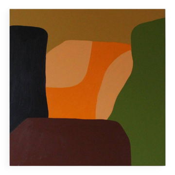 Modern abstract art signed 80x80cm