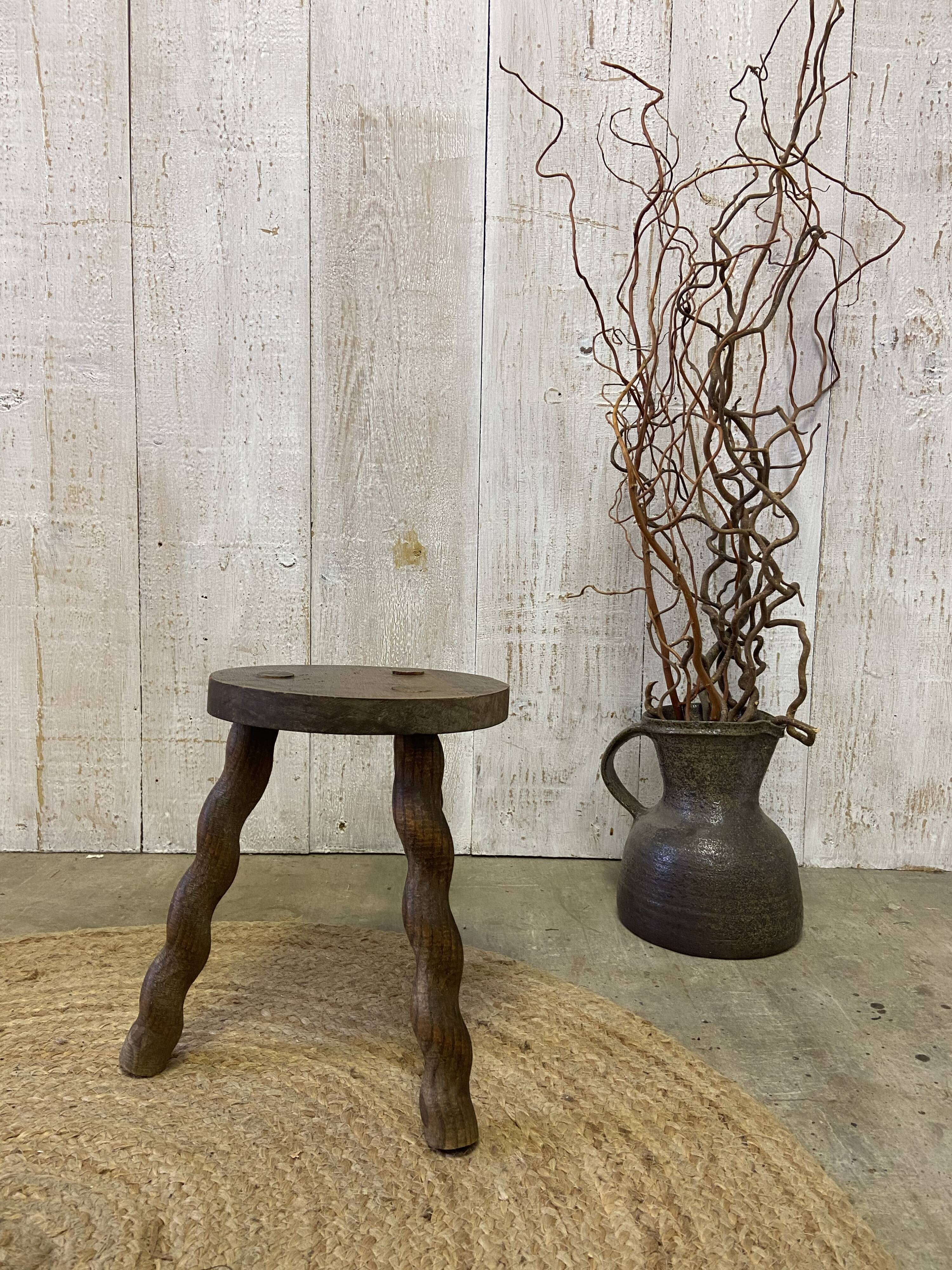 Vintage tripod stool
