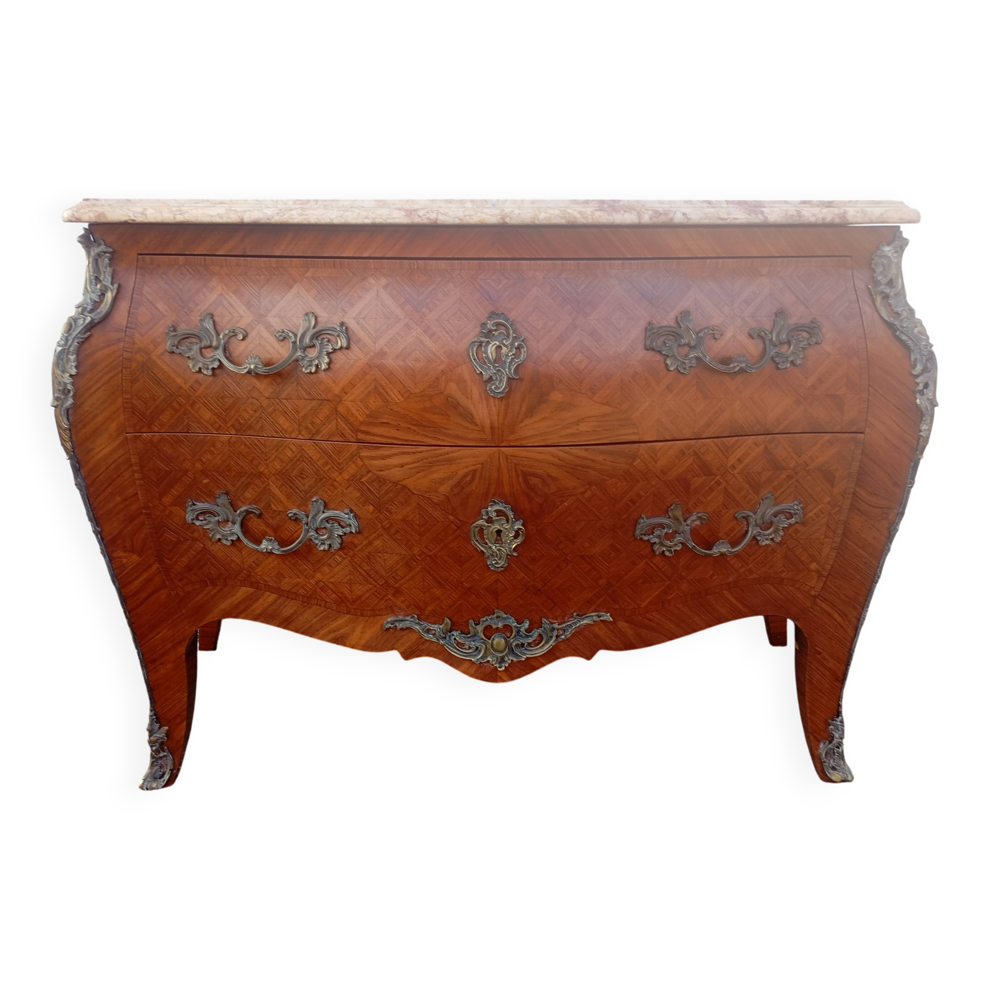 Louis XV marquetry commode