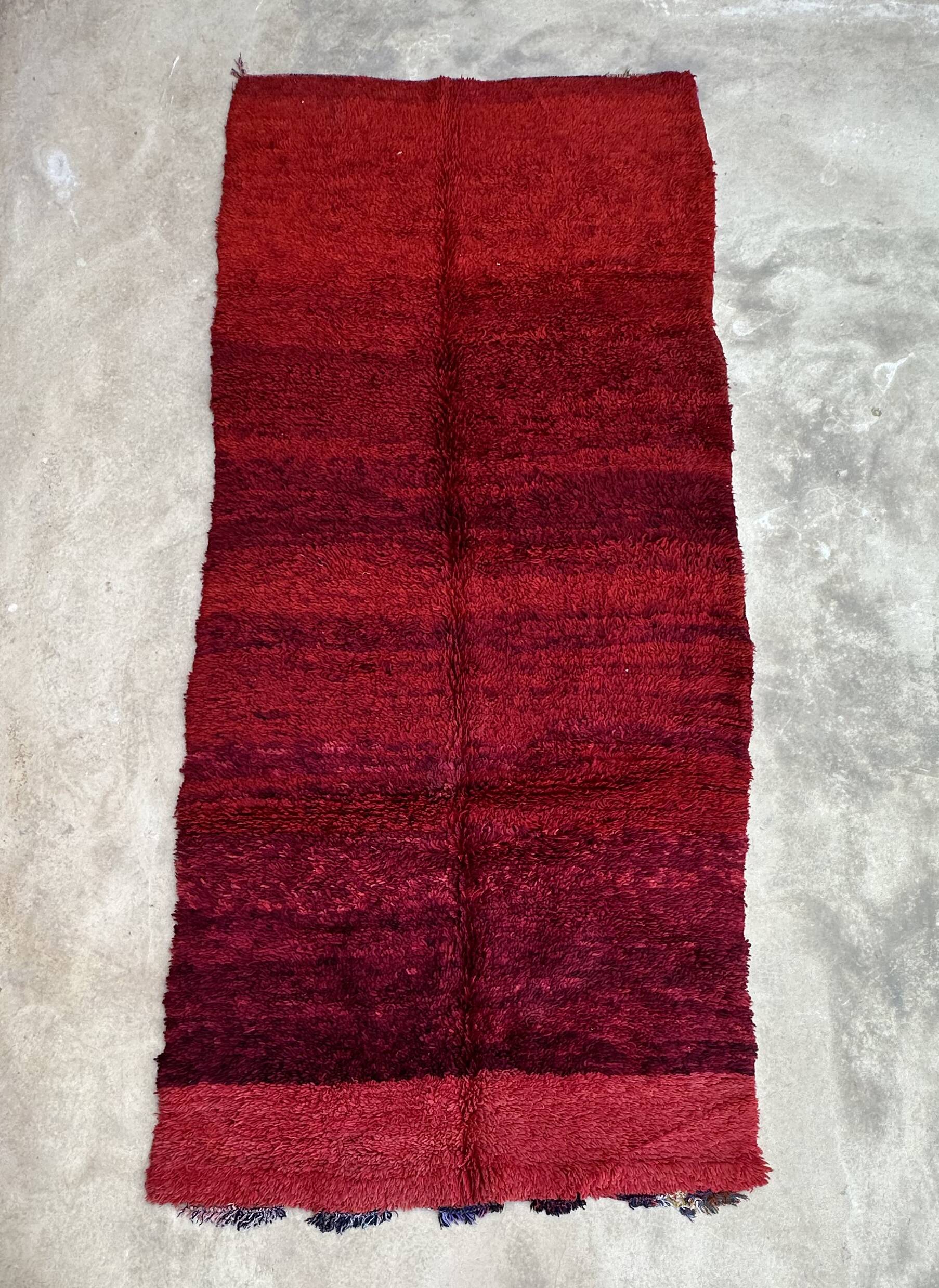 Moroccan carpet - 134 x 303 cm