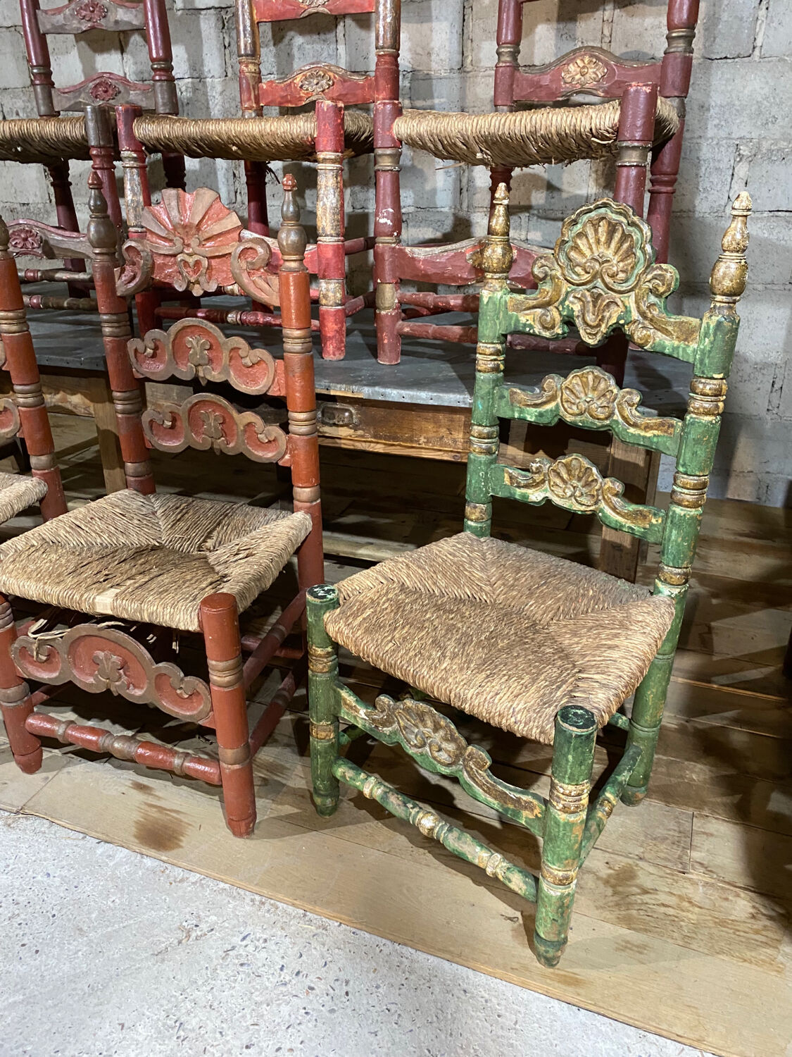 Spanish Chairs "Mallorcans" 19th century