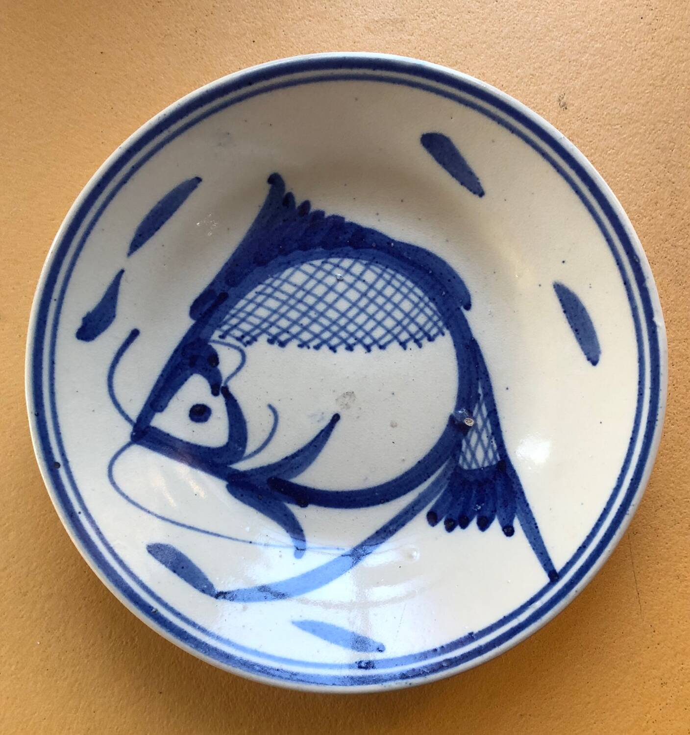 Fish plate early 19th century