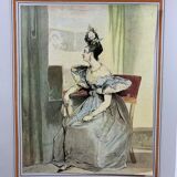 Poster fixed on paper after Achille Devéria