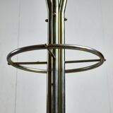 Porte-manteau postmoderne avec porte-parapluie et décor de sphères en vinyle