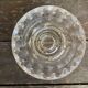 Série 4 bougeoirs anciens luminarc verre moulé années 70 vintage
