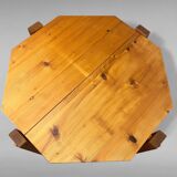 Softwood table by Erwin Egel for Dieter Güllert