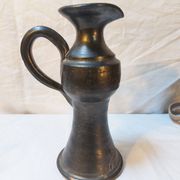 Glazed terracotta pitcher signed Jean Marais - Vallauris - Circa 1970