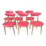 Lot de 6 chaises Baumann modèle licorne