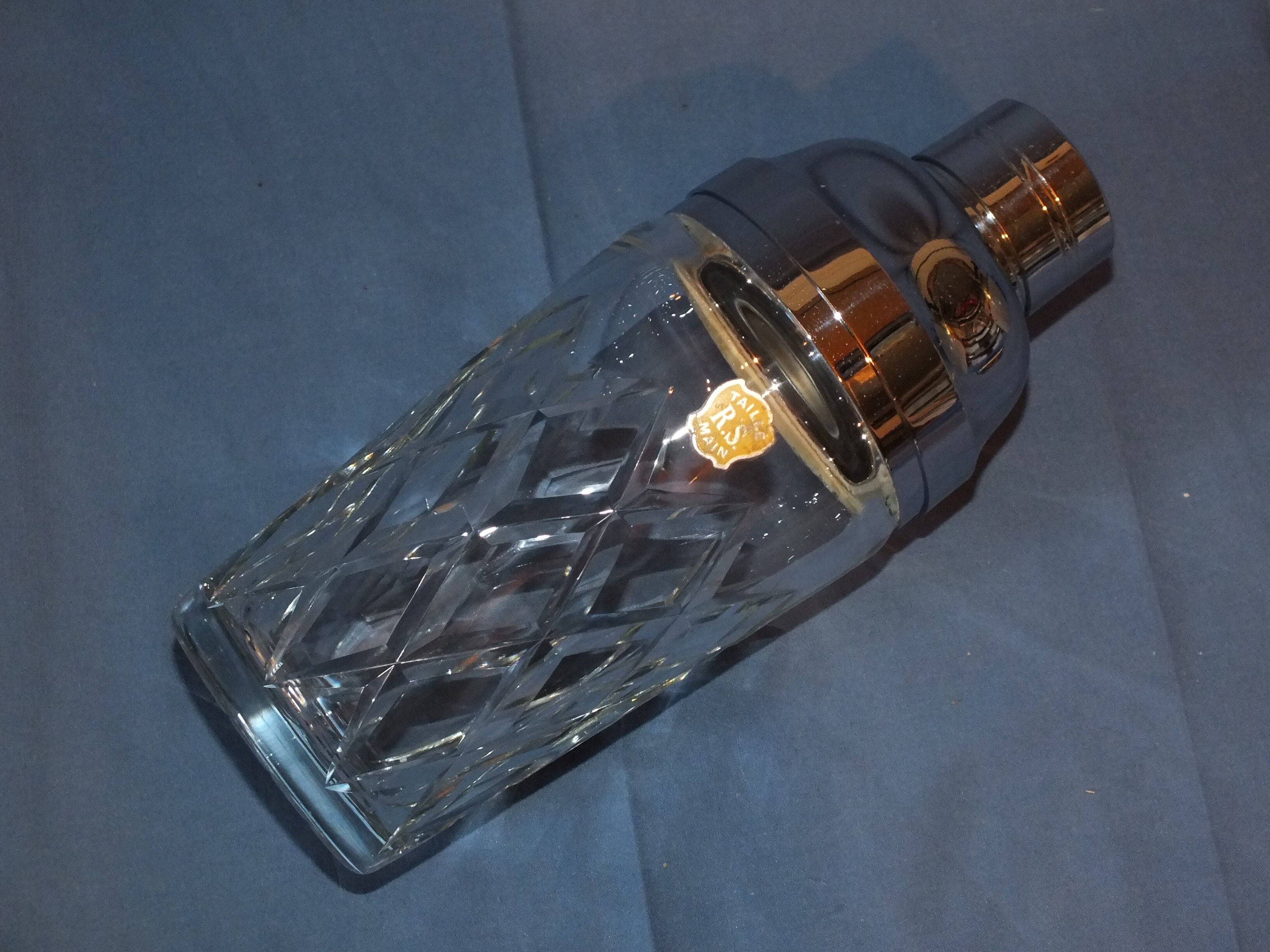 1950s hand-cut crystal shaker