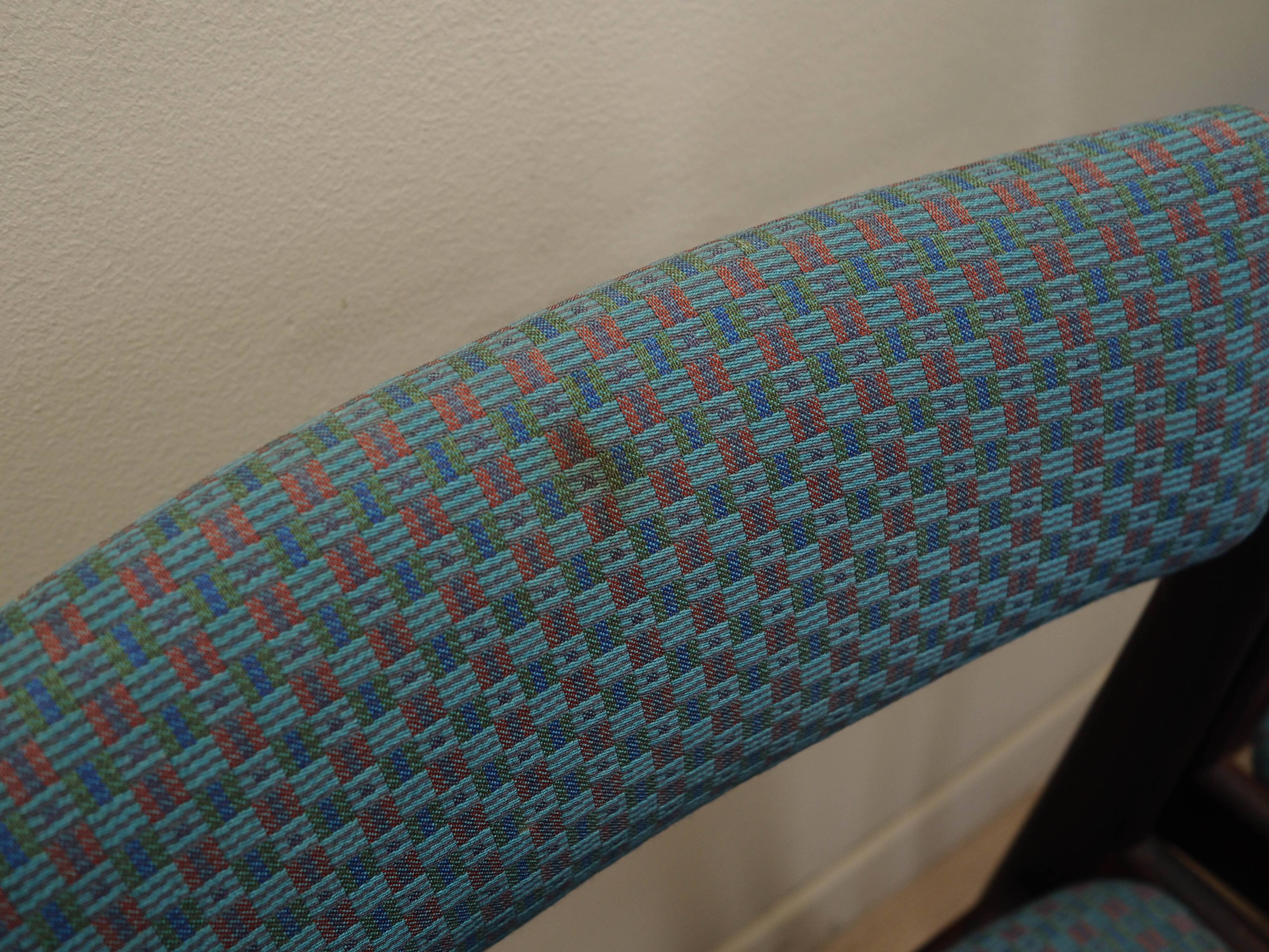 Set of three rosewood chairs, Danish design, 1970s, production: Denmark