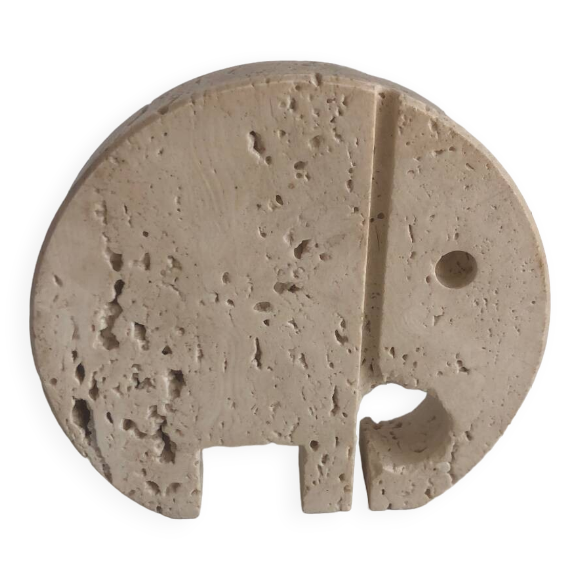 Travertine elephant by Fratelli Manelli