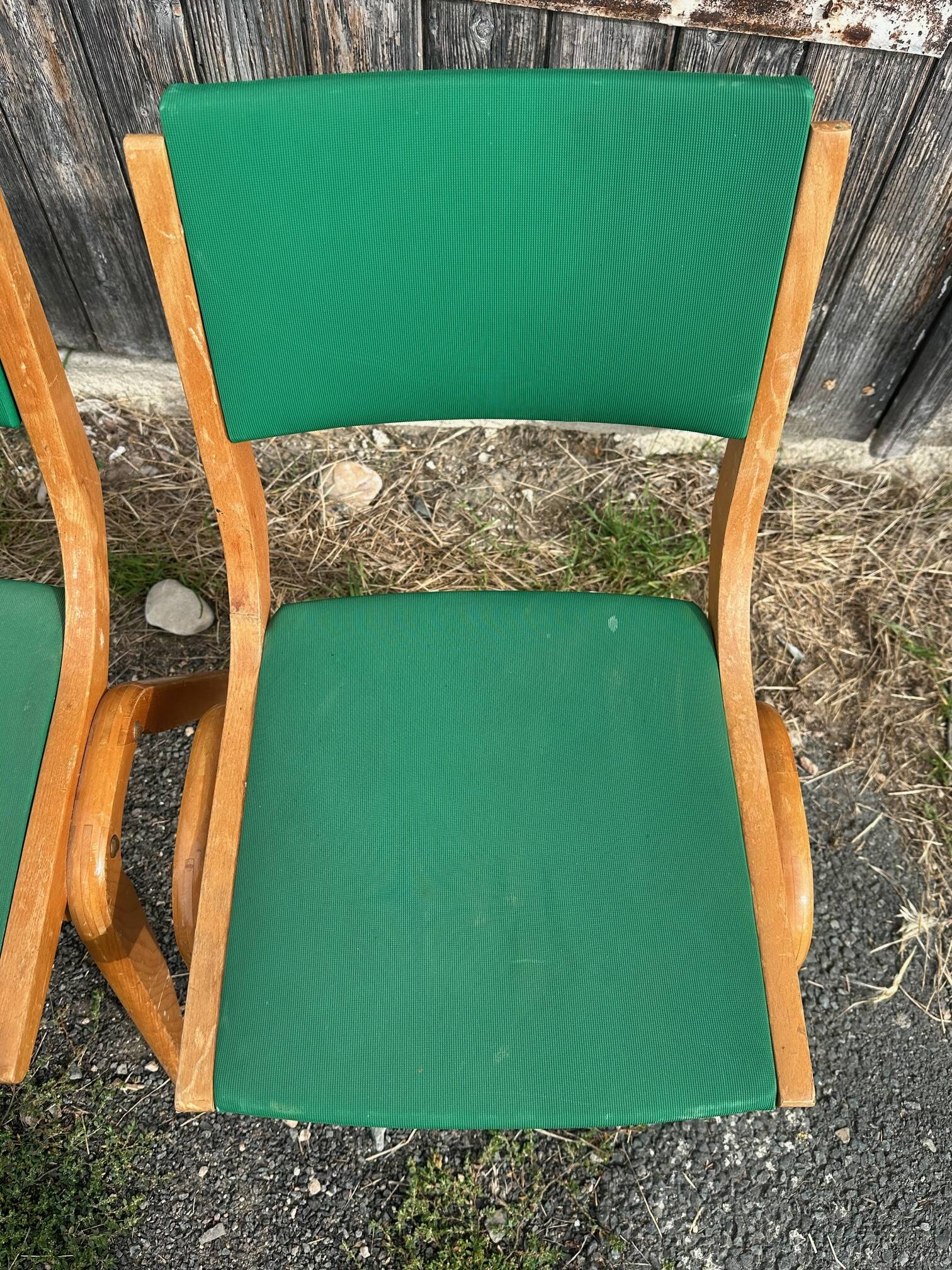 Deux chaises Boomerang
