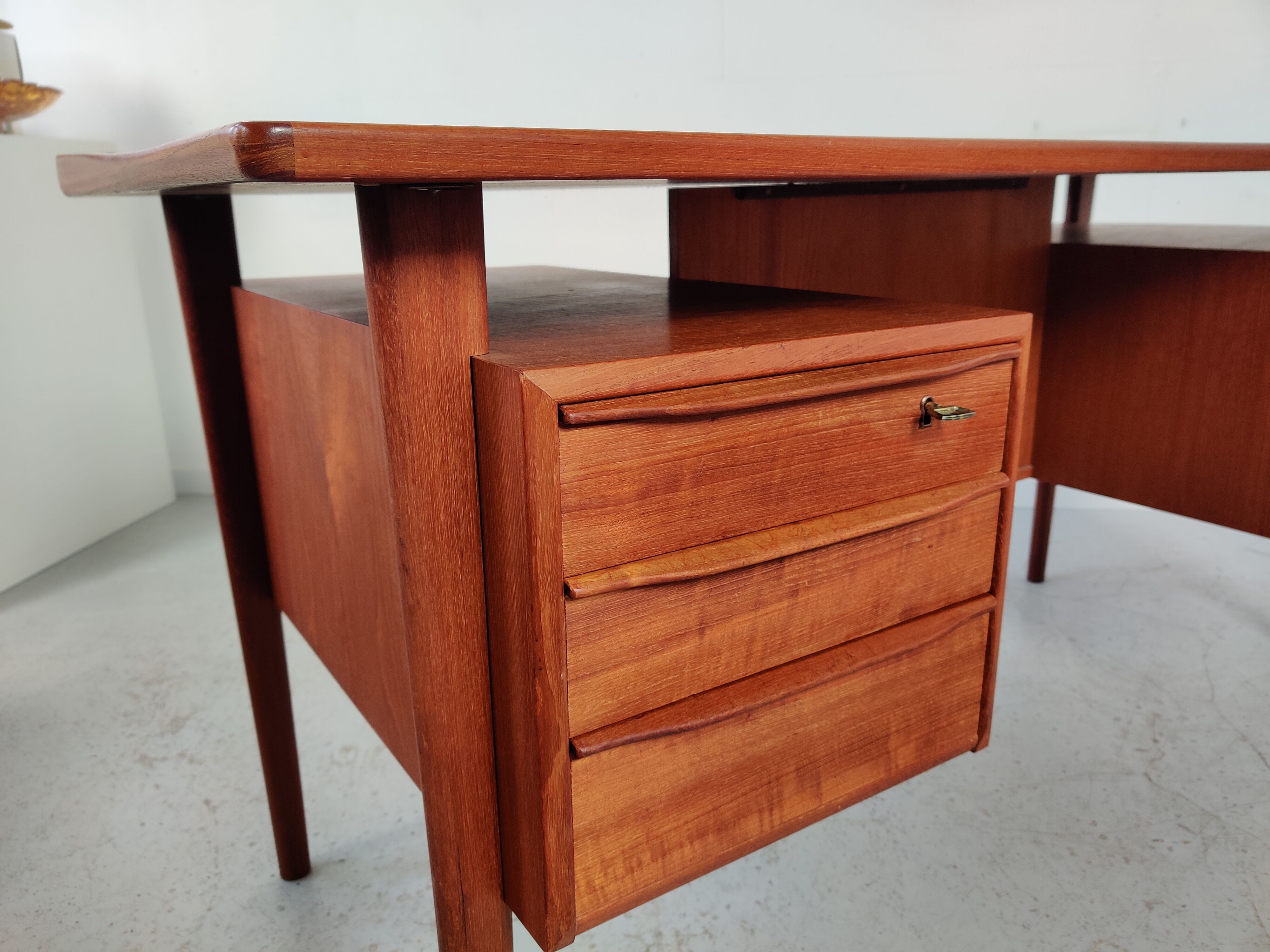 Teak office by Peter Lovig Nielsen, Denmark 60/70