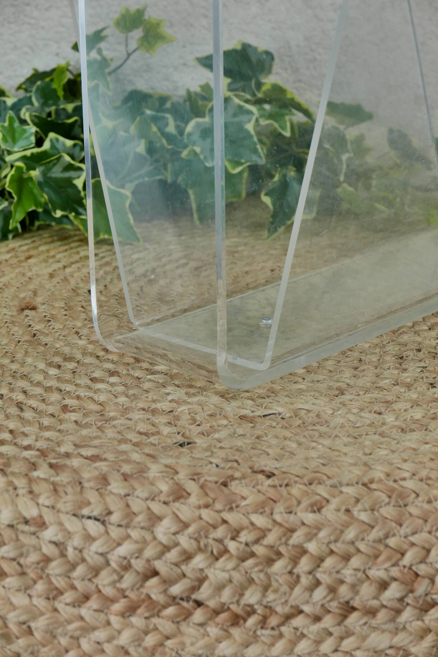 Roche Bobois plexiglass magazine rack 70