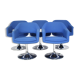Set of 5 Vintage Largo Swivel Chairs Borje Johanson from Johanson Design