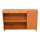 Bibliothèque basse scandinave avec 2 tiroirs et porte latérale – Danemark 1960