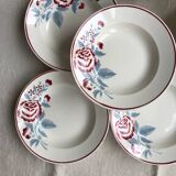 Set of 10 vintage plates