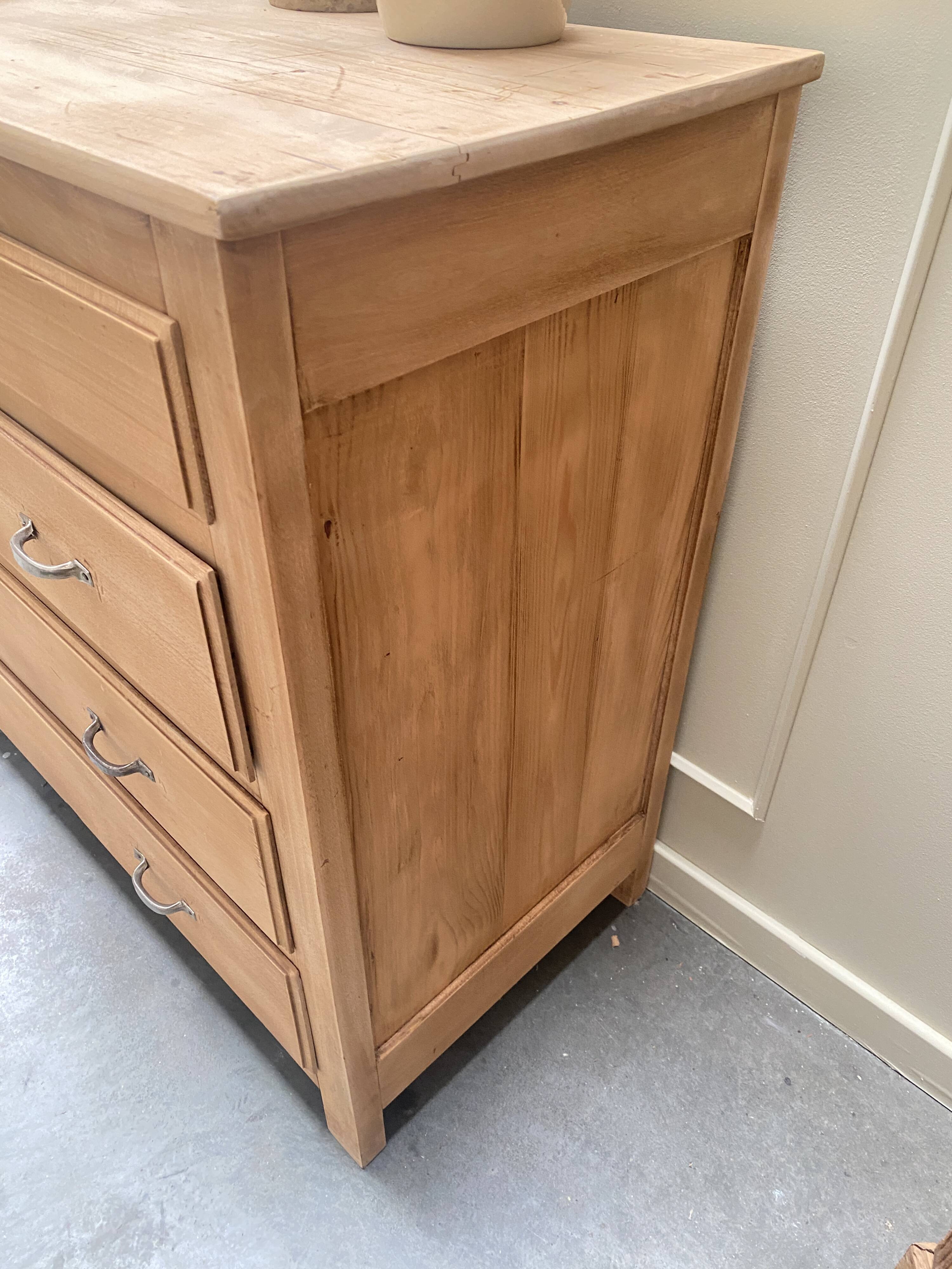 Large antique chest of drawers