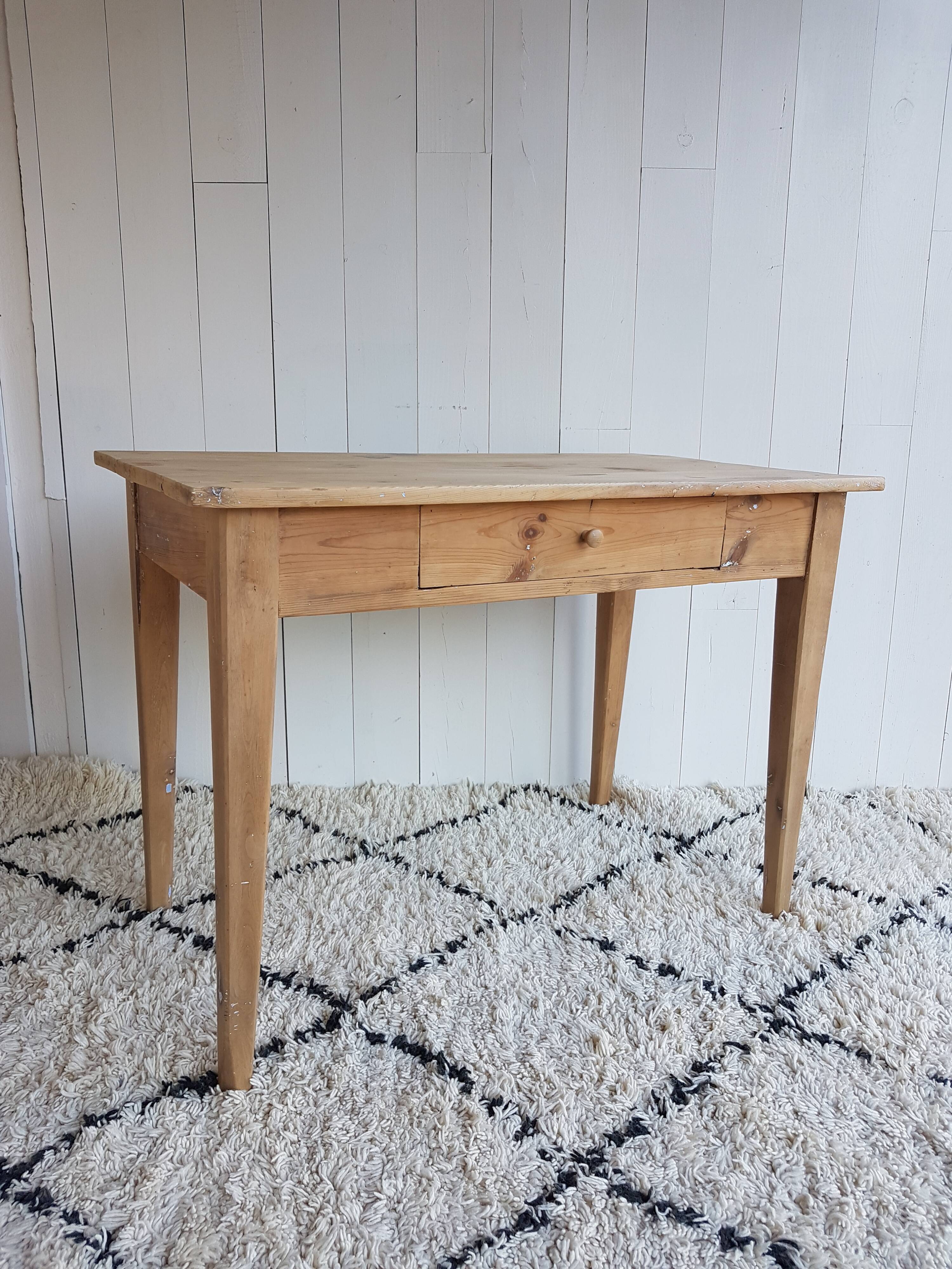 Renovated wooden table